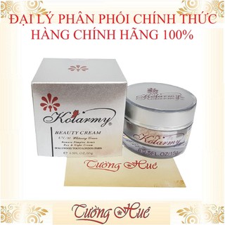Kem dưỡng trắng da cao cấp kolarmy beauty cream - 15g - bạc.
