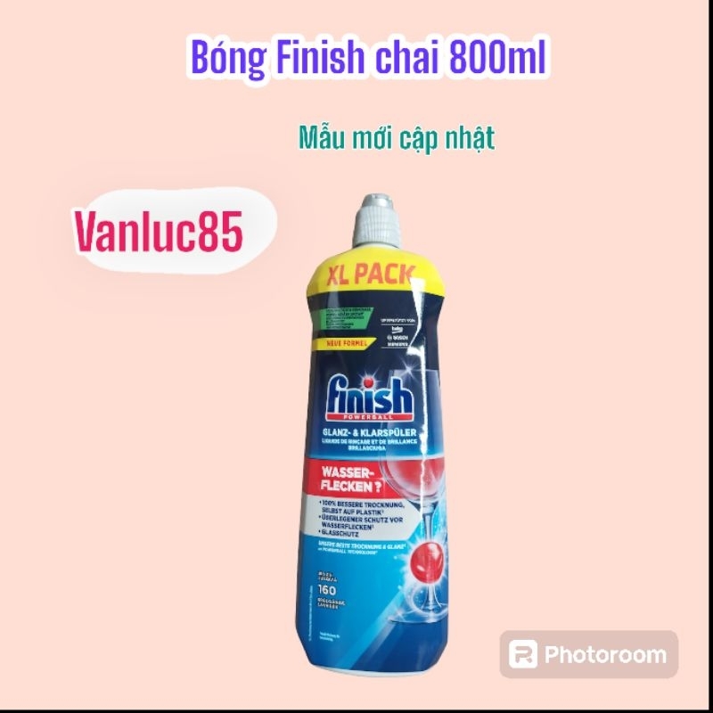Nước bóng( nước trợ xả) Finish dành cho máy rửa bát.