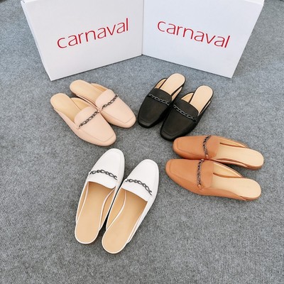 Giày sục nữ da thật cao cấp Carnaval - Phong Cách Sang Trọng, Chất Lượng Vượt Trội - VS73