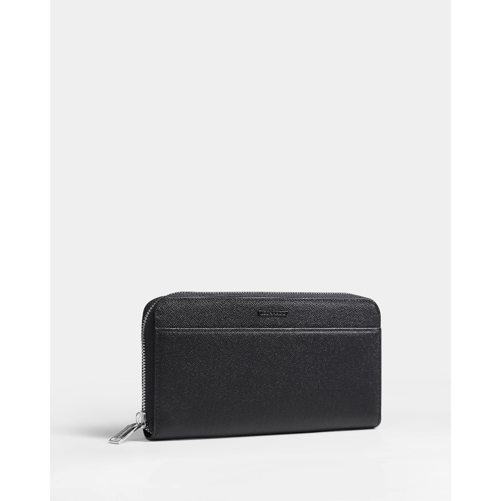 Ví Da Nam Leonardo Ví Dài Khoá Kéo Mercury Chất Liệu Da Taiga Cao Cấp Kháng Nước