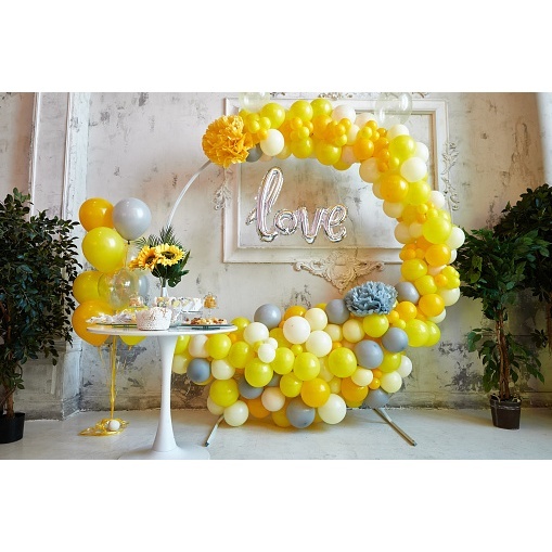 khung tròn backdrop trang trí tiệc