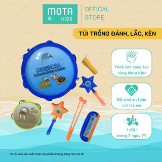Đồ chơi cho bé Bộ âm thanh trống, lắc, kèn - Hàng chính hãng
