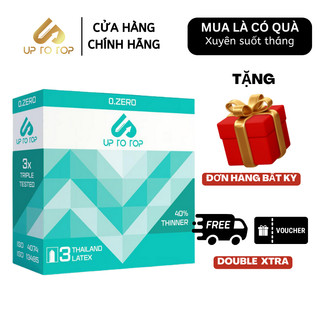 Bao cao su up 0.zero siêu mỏng hộp 3 bao