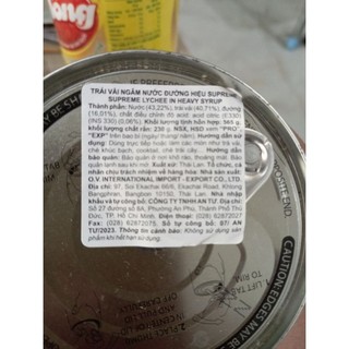 Vải thiều nước đường 565g