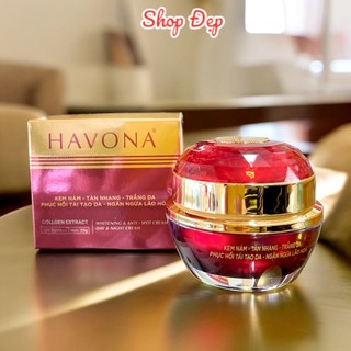 Kem Dưỡng Trắng Da Mặt, ngừa nám Collagen Extract Havona 20g
