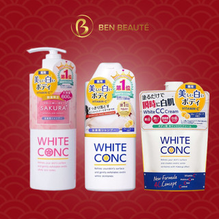 Sữa tắm dưỡng trắng da white conc 360ml