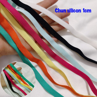 Chun - dây viền silicon chống tuột áo ngực, áo đầm cúp ngực, trễ vai tất đùi (giá 10m) - Tiệm vải Mỹ Linh
