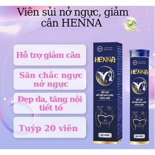 (Tặng kèm thước dây, mua 7 tặng 1)Hộp 20 viên sủi nỡ ngực, Tăng size vòng 1 bing bing , giúp vòng 1 săn chắc đầy đặn