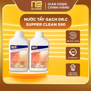 Nước tẩy gạch drc supper clean s90 giúp tẩy các vết ố vàng, tẩy xi măng, xử lí rỉ sét siêu sạch 1000ml
