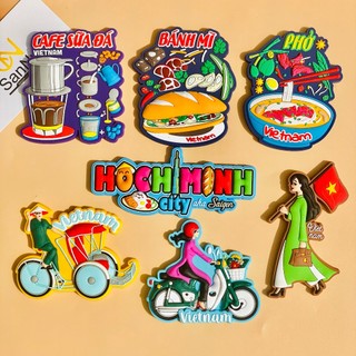 Nam châm hít tủ lạnh quà tặng lưu niệm Việt Nam Fridge Magnet