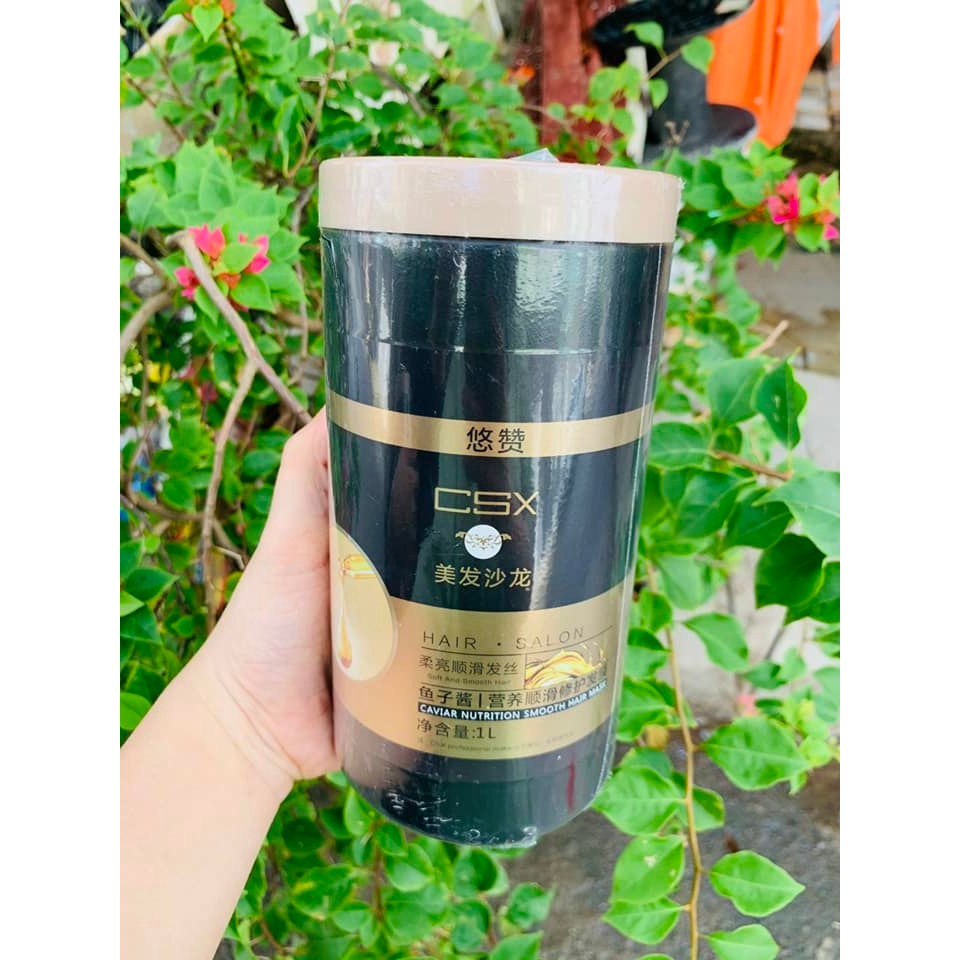 KEM Ủ TÓC SIÊU MƯỢT, PHỤC HỒI TÓC HƯ TỔN CSX HAIR SALON 1000ML HÀNG NỘI ĐỊA TRUNG - 17843