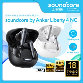 Soundcore by Anker Liberty 4 NC Tai nghe không dây chống ồn thích ứng 98.5%, Hi-Res, 50h Play, A3947
