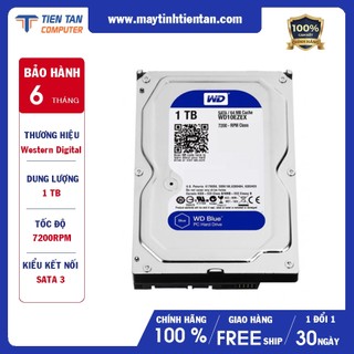 Ổ cứng hdd western blue 1tb sata3 3.5' 7200rpm