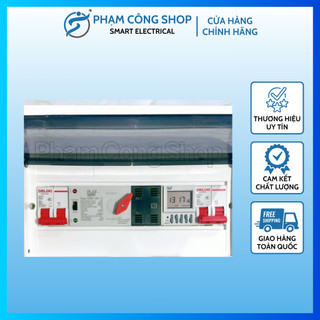 Tủ ats đảo chiều luân phiên tự động 2 công tơ 63a