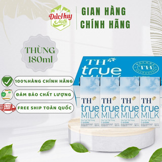 Thùng 48 hộp sữa tươi tiệt trùng TH True Milk