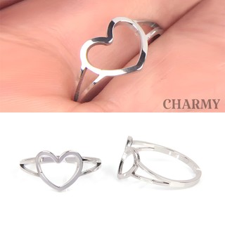 Nhẫn Trái Tim NT12 Titan không gỉ cao cấp - Charmy