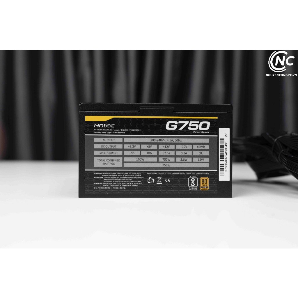 Nguồn ANTEC GOLD Plus G650 | G750 | G850 Semi Modular chuẩn 80 Plus Gold - Hàng chính hãng BH 60 Tháng | BigBuy360 - bigbuy360.vn