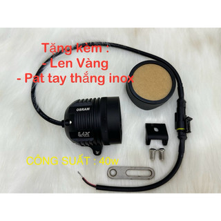 Đèn trợ sáng L4X chip T6_ tặng kèm len vàng và pat tay thắng