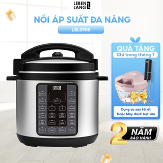 Nồi áp suất điện LEBENLANG LBEE0908, 6L ninh hầm siêu nhanh,  Công suất: 1000W, thương hiệu Đức, bảo hành 2 năm