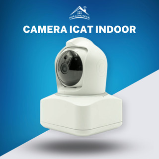 Camera wifi icat indoor - thiết kế nhỏ gọn, xoay 360 độ,thẻ nhớ, đàm thoại 2 chiều