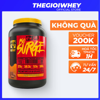 Iso Surge Mutant 780g Whey Protein Blend Hydrolyzed Bột Sữa Tăng Cơ Giảm mỡ Cho Dân tập Gym