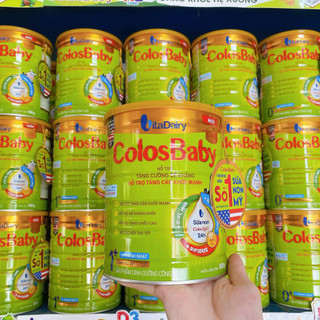  Mẫu Mới  Vitadairy sữa bột Colosbaby Gold Vị Thanh Nhạt 0+1+2+ 800gr date 2027 đầy đủ mã QR 