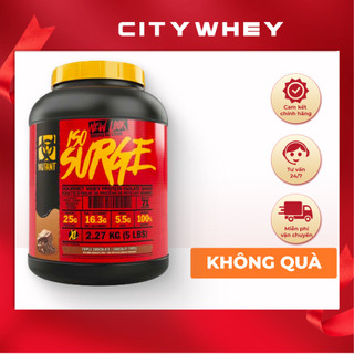 Mutant iso surge 5lbs, whey protein sữa tập gym tăng cơ giảm mỡ - whey canada