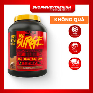 MUTANT ISO SURGE - Whey protein hỗ trợ phục hồi và phát triển cơ bắp ( 71 lần dùng )