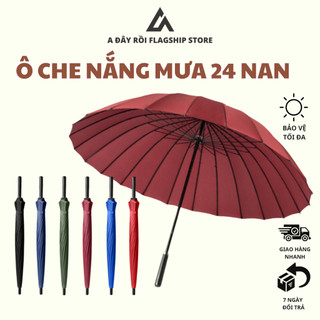 Ô siêu to cán dài 24 nan chính hãng KAW, trẻ trung, sang trọng, chắc chắn, ô dù che mưa che nắng