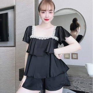 Đồ bộ ngủ 2 dây bộ quần áo ngủ nữ bộ đùi 2 dây mặc nhà bộ mặc ngủ nữ - CN30