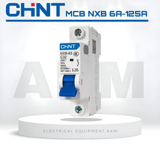 Aptomat MCB 1 Pha NXB-63 Chint 6A, 10A, 16A, 25A, 32A, 40A, 50A, 63A;Dòng Cắt 6KA~10KAHàng chính hãng)
