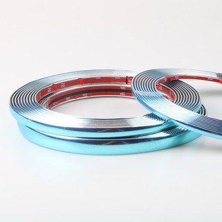 Nẹp chân kính ô tô bản rộng 1,5cm, Nẹp viền mạ crom bản rộng 15mm