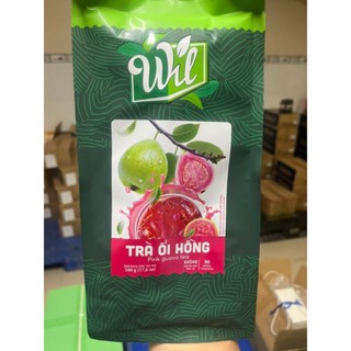 Bột trà ổi hồng Wil hòa tan 500g ổi ruby ruột đỏ pha chế thức uống giải khát tươi mát