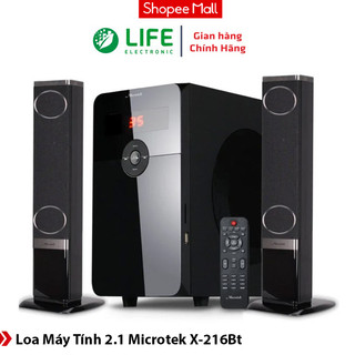 Loa máy tính 2.1 microtek x-216bt bluetooth - ch công suất lớn 120w, âm thanh cực khủng. bảo hành 2 năm