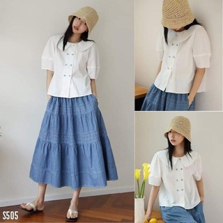 Áo sơ mi tay ngắn m..n..g xuất dư xịn
