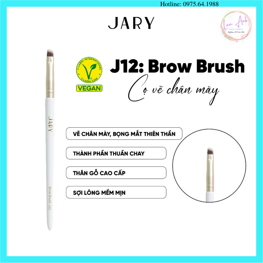Cọ Vẽ Chân Mày JARY Brow Brush J12