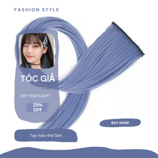 Tóc Giả Kẹp highlight 1 kẹp, dài 55cm