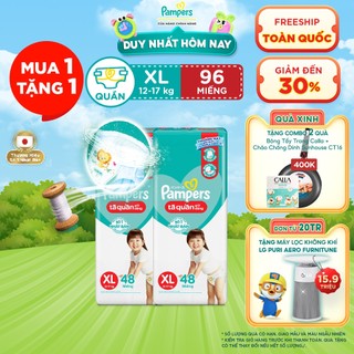 Combo 2 Tã/ Bỉm Quần PAMPERS Giữ Dáng Gói Đại Size M60/ L54/ XL48/ XXL44, Chống Xệ