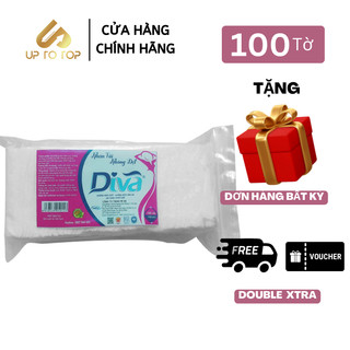 Khăn vải khô đa năng Diva 100 tờ