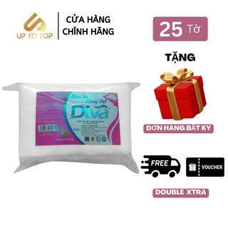 Khăn vải khô đa năng Diva 25 tờ - Tiện dụng