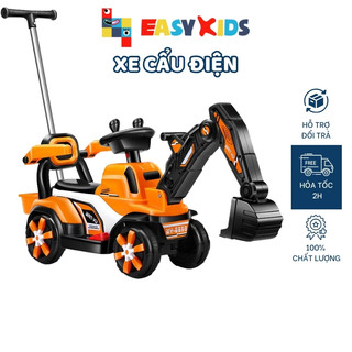 Cẩu điện, Xe cẩu điện cỡ lớn có thể điều chỉnh cần múc phù hợp trẻ em 2 - 6 tuổi