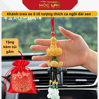 Tượng phật thích ca để ô tô - tượng phật di lặc thích ca treo trang trí xe hơi phong thủy may mắn bình an