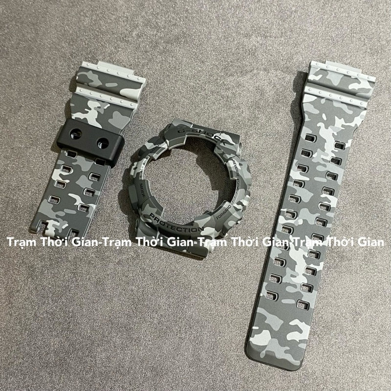 Phụ kiện Casio G-shock GA-110 Camo xám cực hiếm