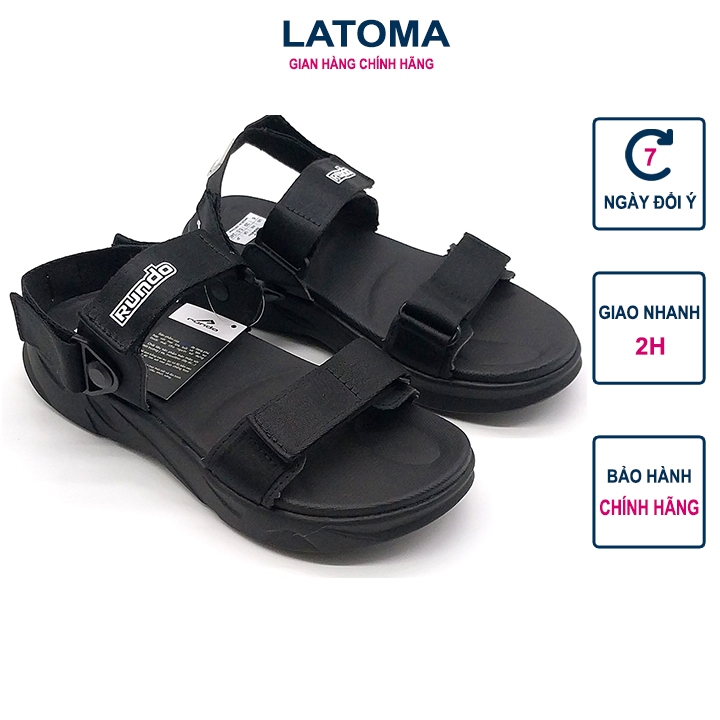 Giày sandal nam nữ trẻ em đế cao 5 cm quai dù siêu nhẹ êm chân thời trang Latoma TA8481 (Nhiều màu)