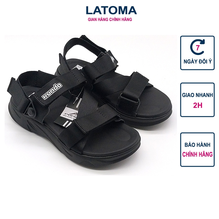 Giày sandal nam nữ trẻ em đế cao 5 cm quai dù siêu nhẹ êm chân thời trang Latoma TA8491 (Nhiều màu)
