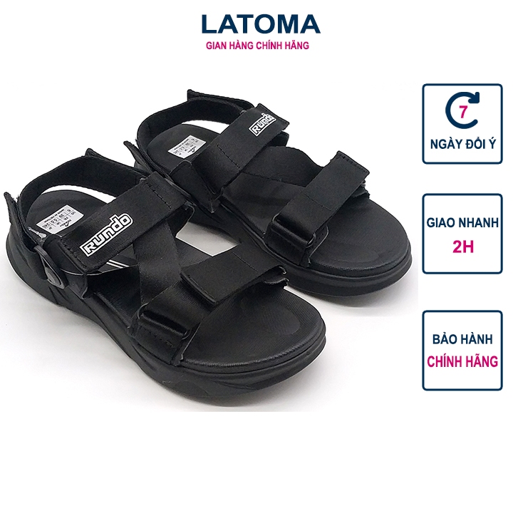 Giày sandal nam nữ trẻ em đế cao 5 cm quai dù siêu nhẹ êm chân thời trang Latoma TA8501 (Nhiều màu)