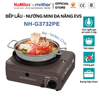 Bếp Lẩu Nướng Mini Đa Năng EVS Mother NH-G3732PF│Chống Gió│ Tiện Dụng Cho Dã Ngoại Du Lịch│Van An Toàn 2 Cấp│Chính Hãng