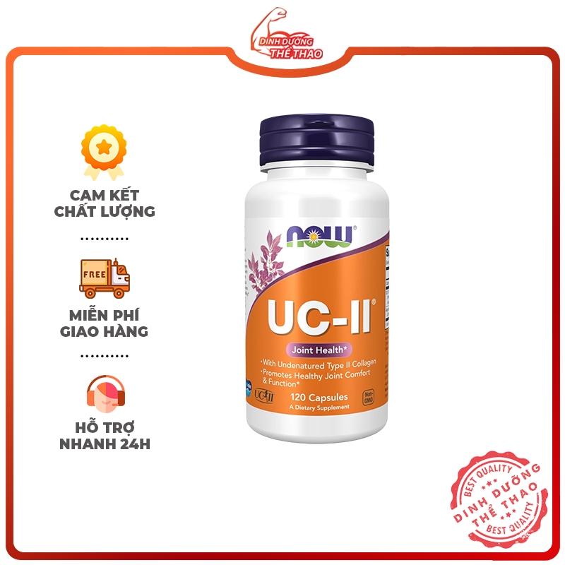 Bổ sung Collagen 2 và UC II Tốt Cho Cơ Thể NOW UC-II COLLAGEN