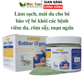 Muối Tắm Bé Sinh Dược BobBer Organic Mộc Can sạch rôm sảy, viêm da, tăng đề kháng cho bé