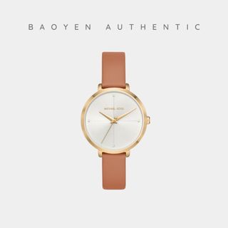 Đồng hồ Michael Kors dây da nâu chính hãng